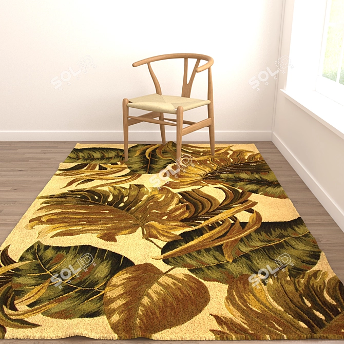 Variety Rug Set - 8 Designs 3D model image 5