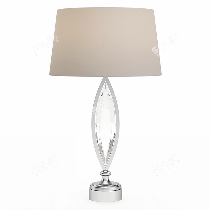 Elegant Marquise Floor Lamp 3D model image 3