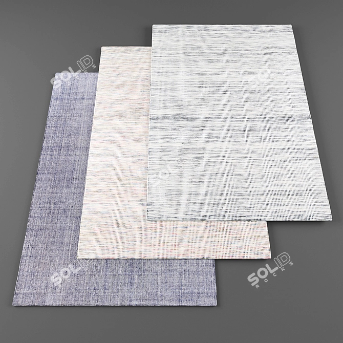 High-Resolution Carpets Bundle 3D model image 1