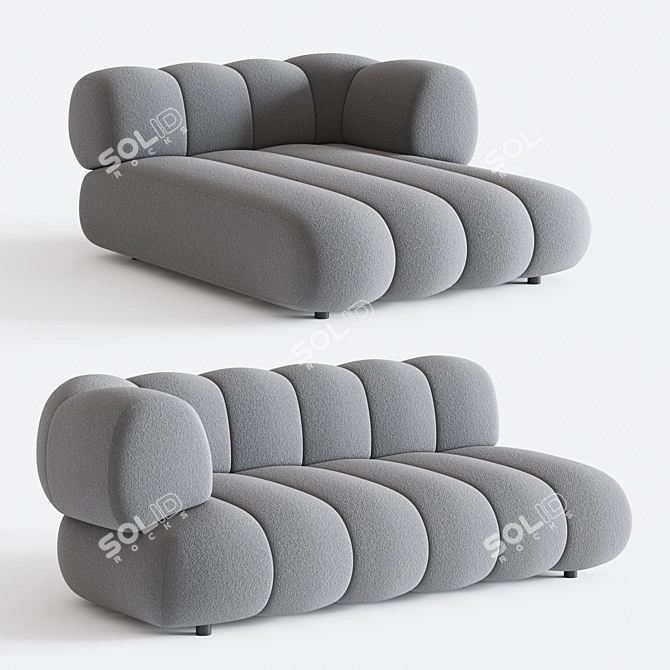 Contemporary INTERMEDE Modular Sofa 3D model image 5