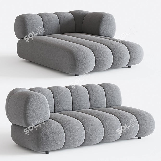 Contemporary INTERMEDE Modular Sofa 3D model image 6