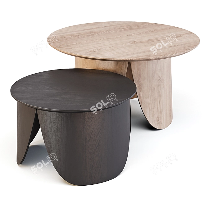 Bolia: Peyote - Floating Coffee Tables 3D model image 3