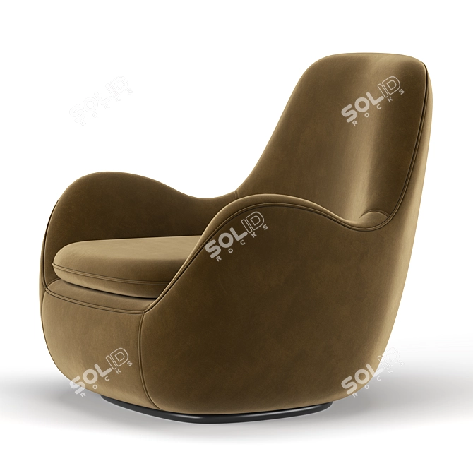 Modern 2013 Nova Swivel Chair 3D model image 4