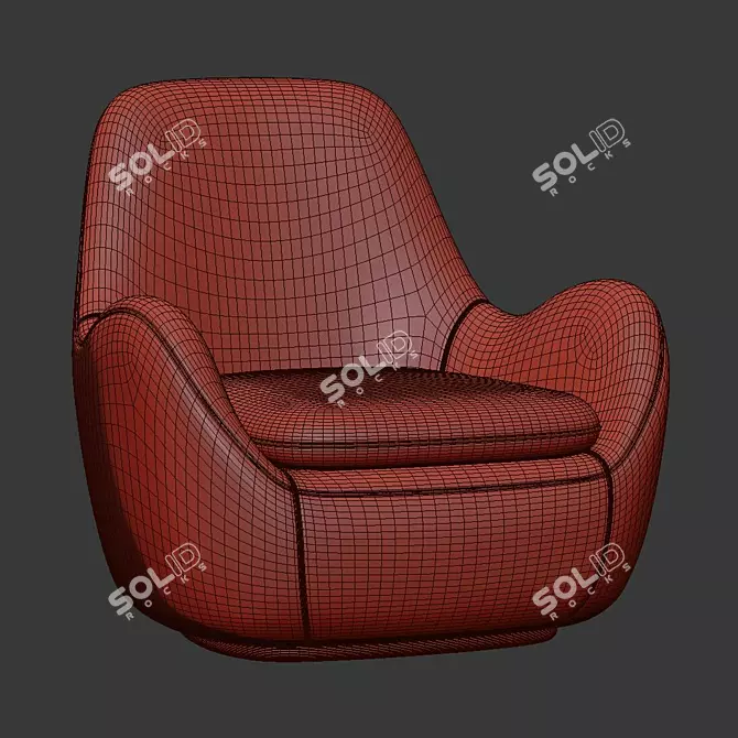 Modern 2013 Nova Swivel Chair 3D model image 5