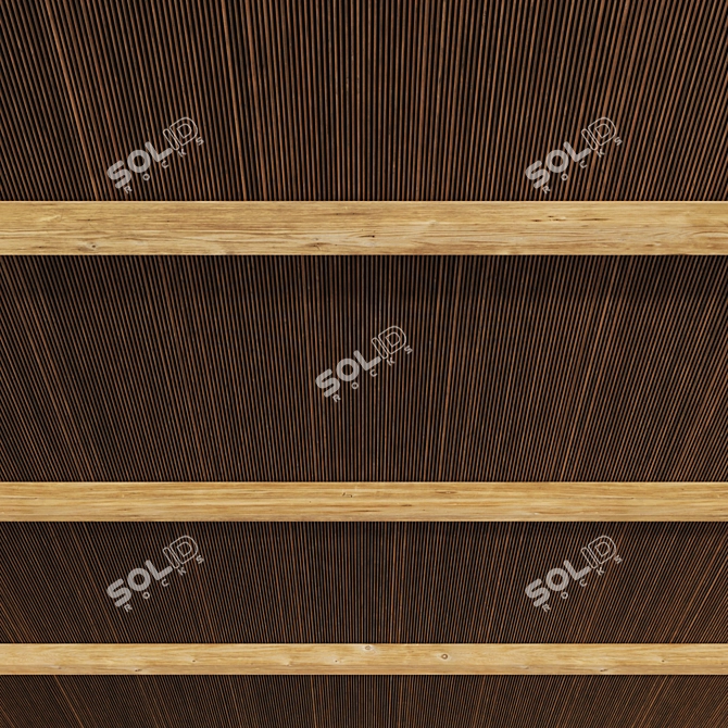 Sleek Branch Ceiling Decoration 3D model image 5