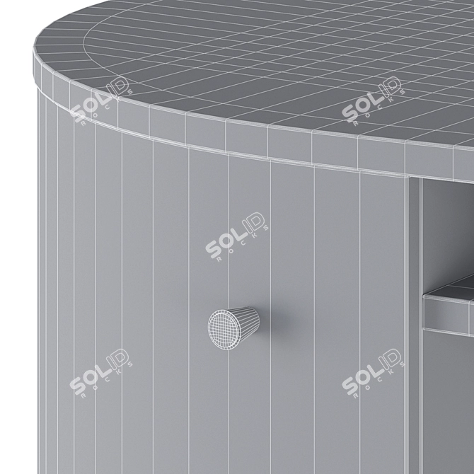 Torborg Loft-Concept Desk: Stylish and Practical 3D model image 4
