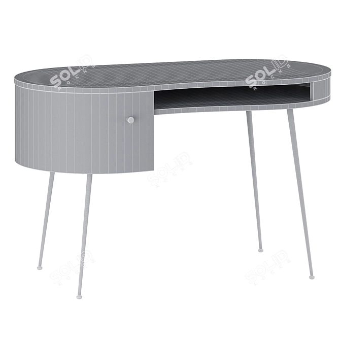 Torborg Loft-Concept Desk: Stylish and Practical 3D model image 5