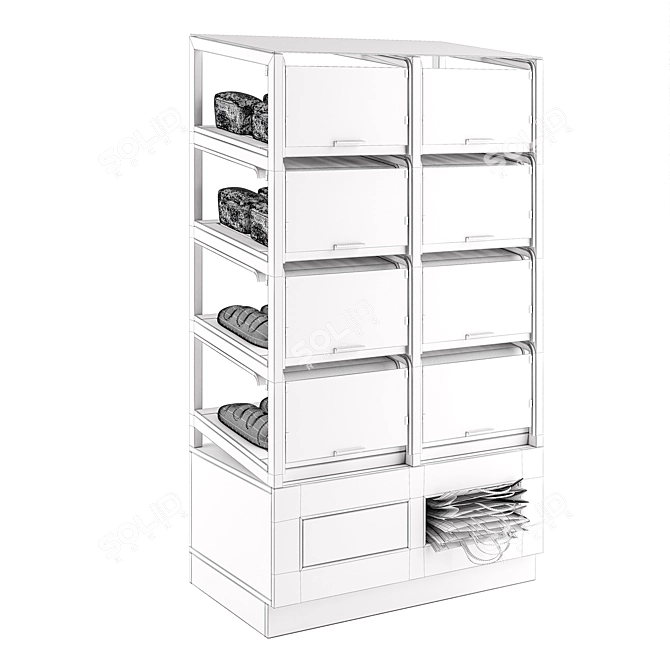 Bake & Display Shelving Set 3D model image 3