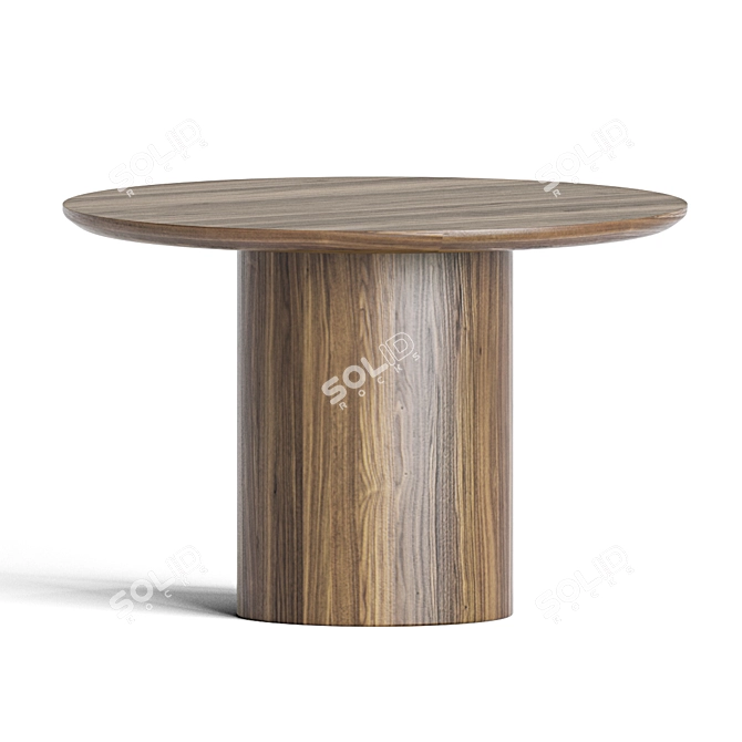 Modern 3-Piece Dining Set 105 3D model image 3