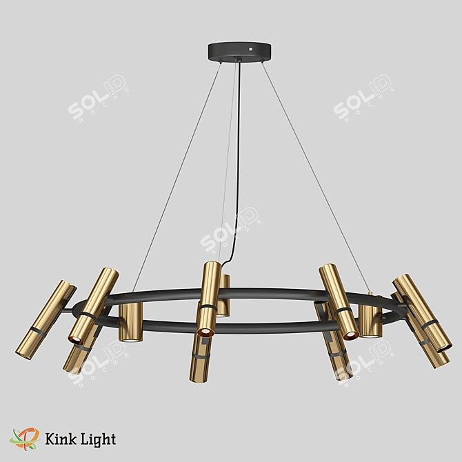 Marfa Loft Chandelier - 08425-12,19-20 3D model image 1
