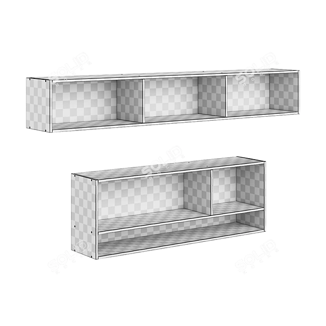 Legenda AN01 + AN02: Stylish Versatile Shelving Solution 3D model image 5