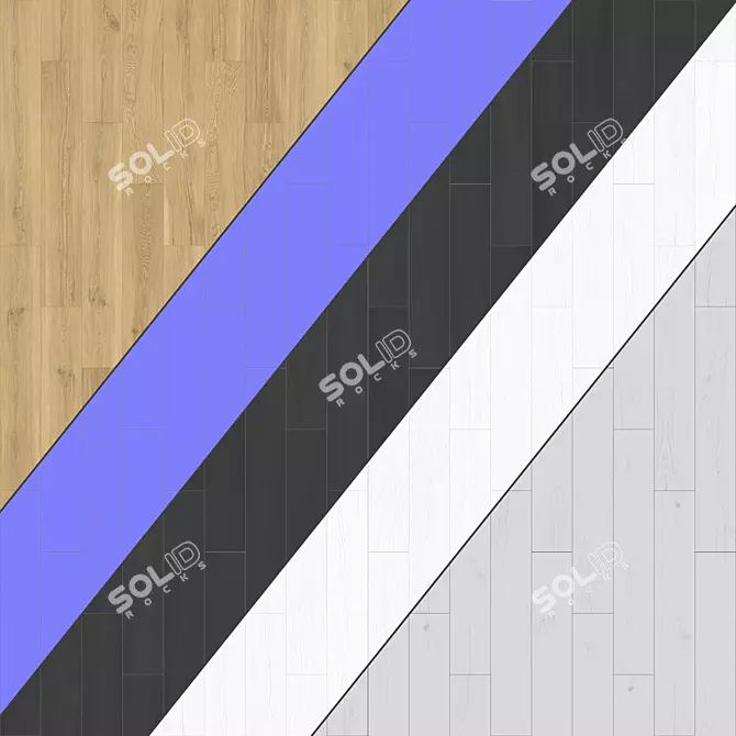 Versatile Parquet with 2 Patterns 3D model image 3