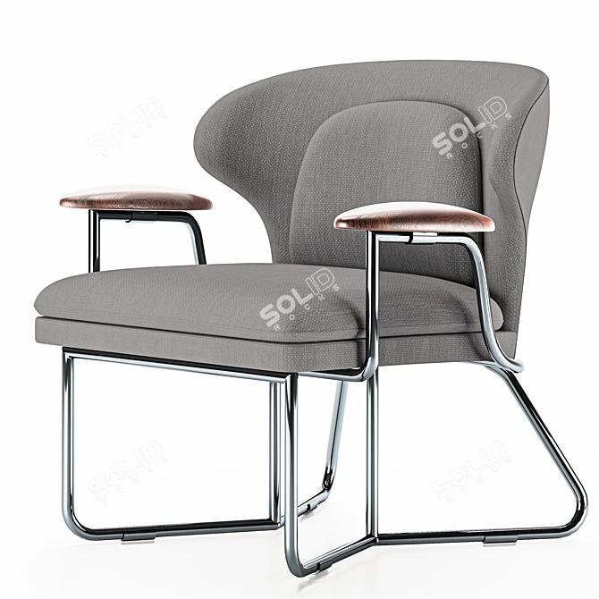 Modern Ergonomic Chair 3D model image 3