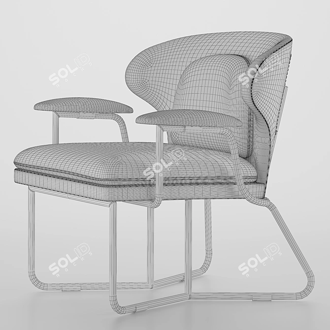 Modern Ergonomic Chair 3D model image 5