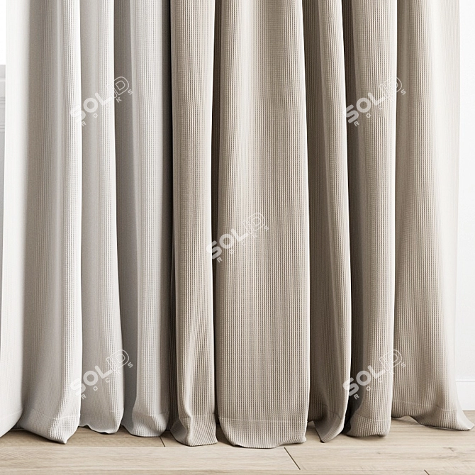 Polygonal Curtain Model 3D model image 11