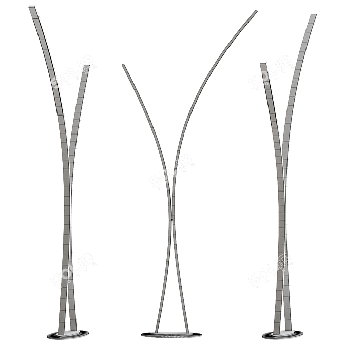 Cattelan Italia Twin Floor Lamp 3D model image 2