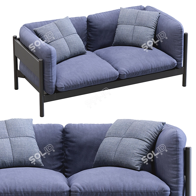 Sleek Arbor Sofa: Modern Comfort 3D model image 2