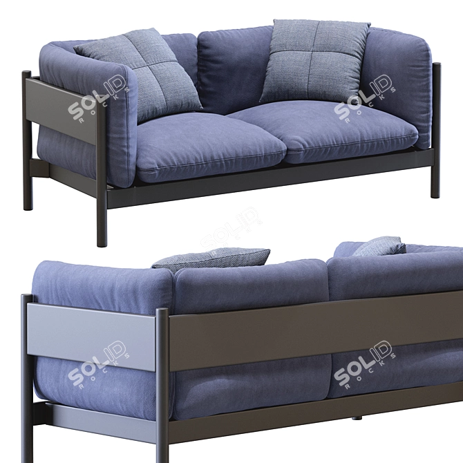 Sleek Arbor Sofa: Modern Comfort 3D model image 7