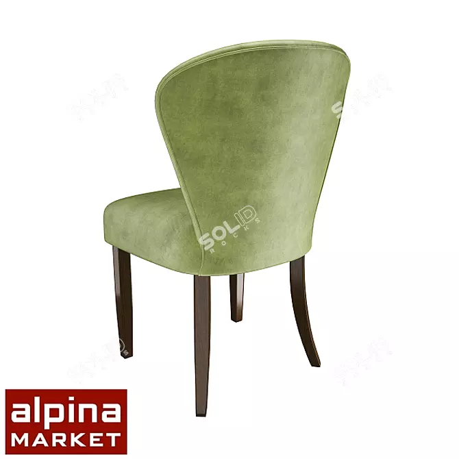 Cozy Rhodea Chair: Soft and Stylish 3D model image 2