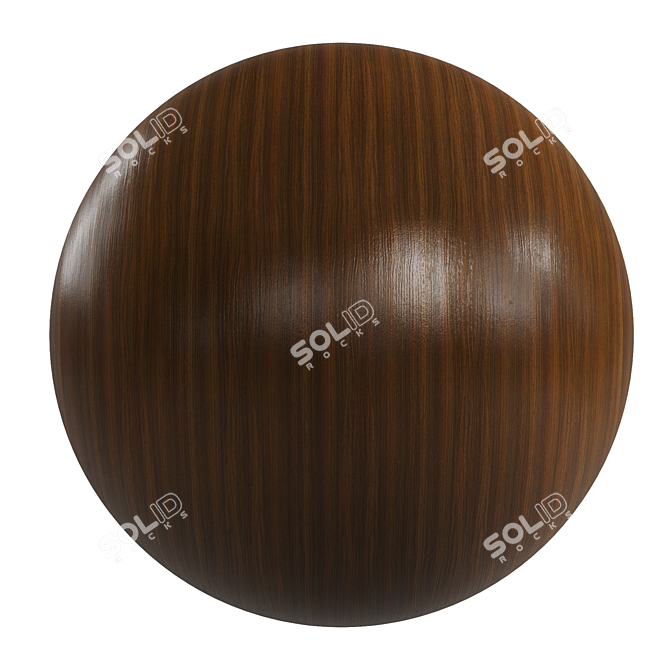 Amber Zebrano Wood Texture Pack 3D model image 1