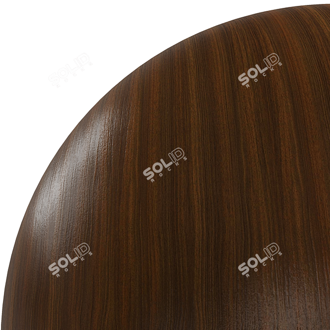 Amber Zebrano Wood Texture Pack 3D model image 4