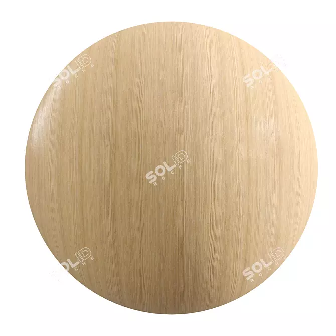 Rustic Beige Bao Wood Tile 3D model image 1