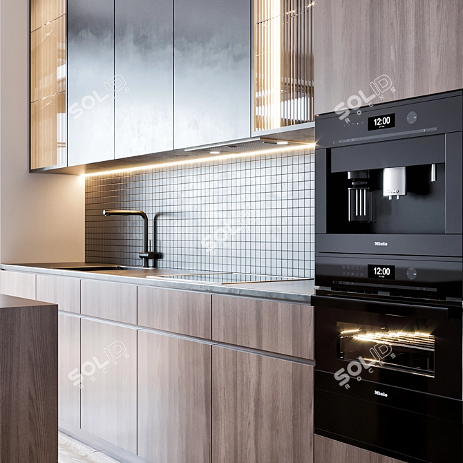 Gaggenau 36: Sleek and Efficient 3D model image 3