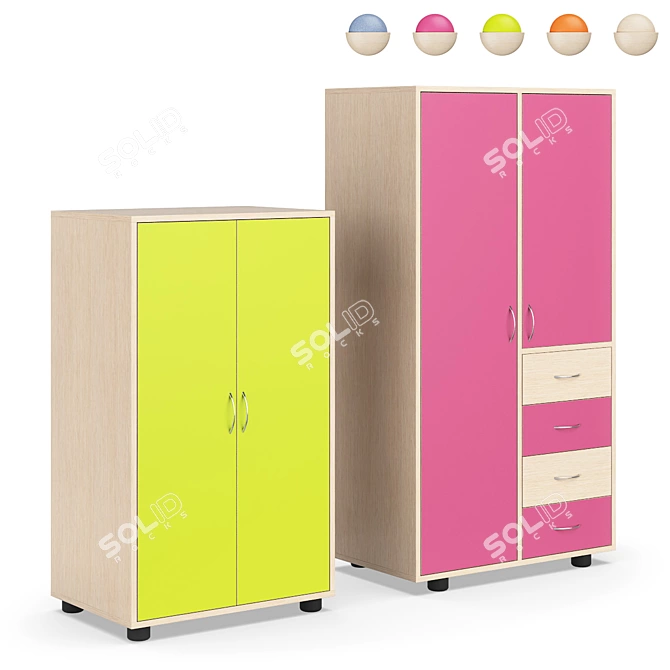 Modern Legenda SH03 + SH04 Cabinet 3D model image 1