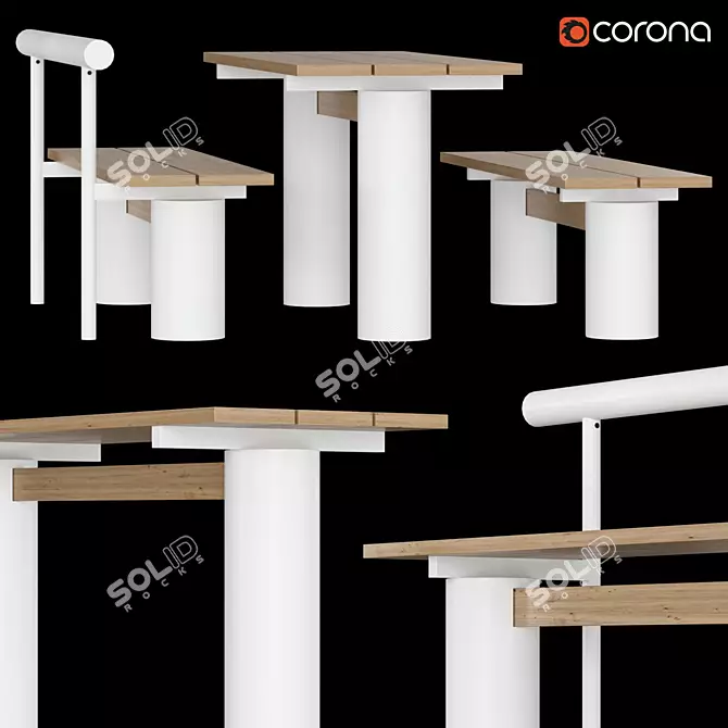 Versatile Plinth Outdoor Kit 3D model image 3