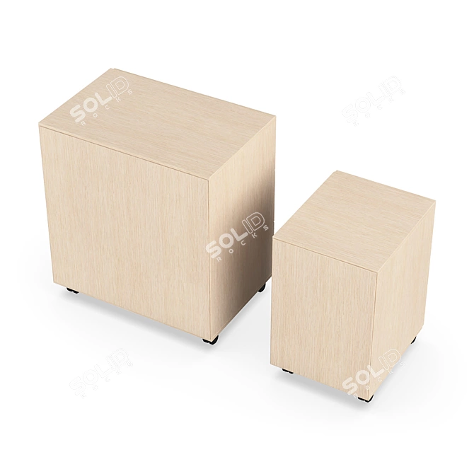 Elegant Legenda Sideboard and Chest - TB01 + KD01 3D model image 3