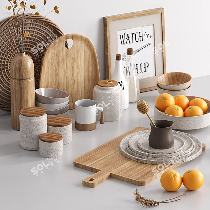 Versatile 2018 Kitchen Accessory 3D model image 3