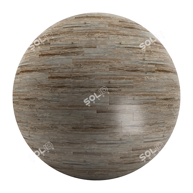 Parquet 45: Standard & Herringbone Pattern, PBR Materials 3D model image 1