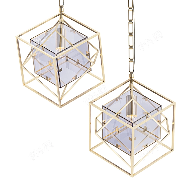 Quirina: Stylish Design Lamps 3D model image 1