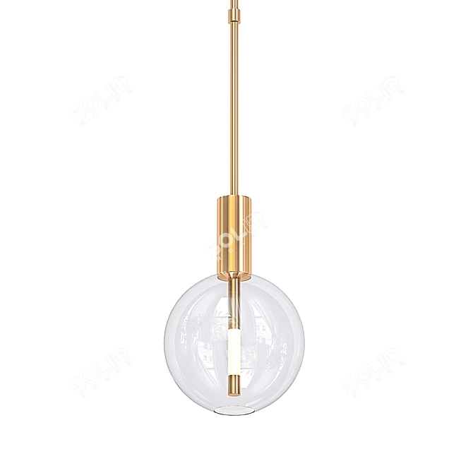 Modern Elegance: Nye Globe Pendant 3D model image 1