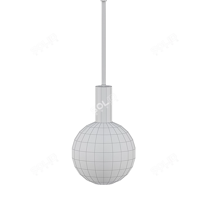 Modern Elegance: Nye Globe Pendant 3D model image 2