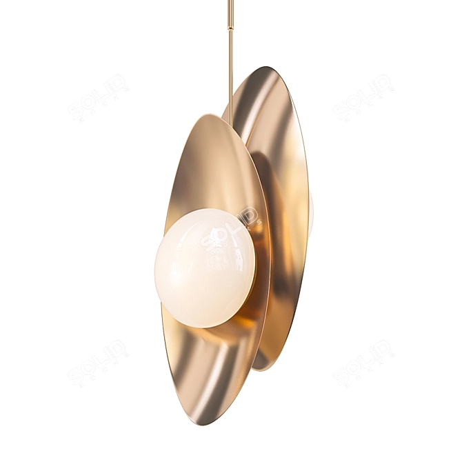 Nouvel Small Pendant: Chic Illumination 3D model image 1