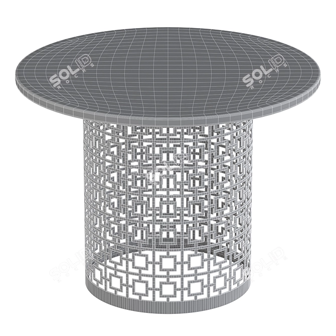 Modern Artesia Loft-Concept Dining Table 3D model image 5
