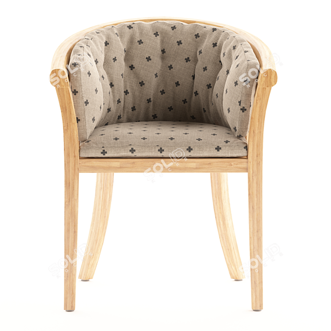 Elegance at the Table: Washington Chair 3D model image 2