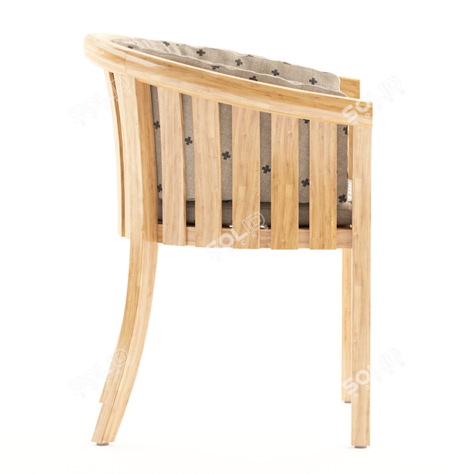 Elegance at the Table: Washington Chair 3D model image 3