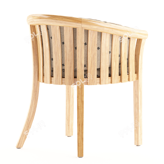 Elegance at the Table: Washington Chair 3D model image 4