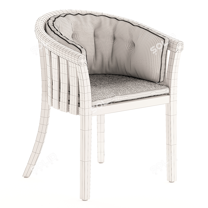 Elegance at the Table: Washington Chair 3D model image 6