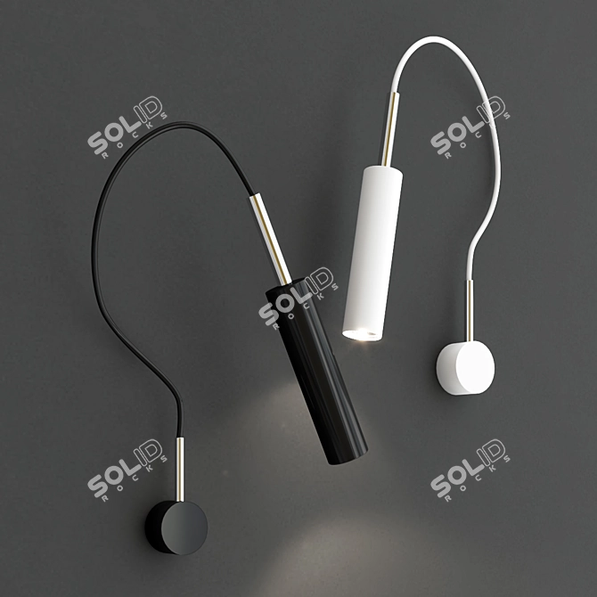 Adjustable Wall Light: LUCENERA 202 3D model image 1