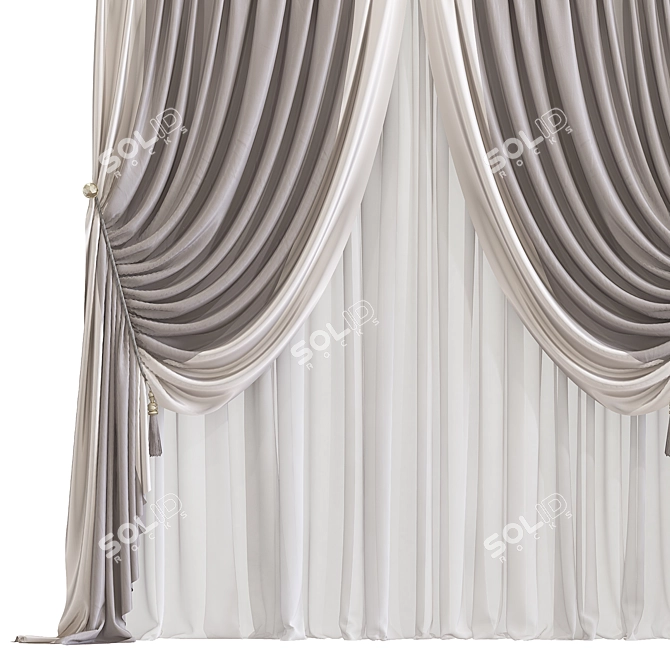 Elegant Drape 854 3D model image 2