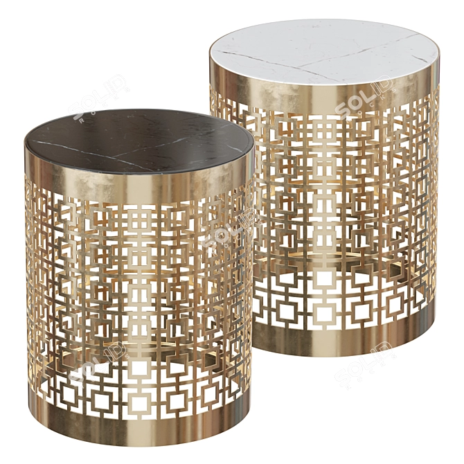 Modern Side Table: Artesia Side by Loft-Concept 3D model image 1