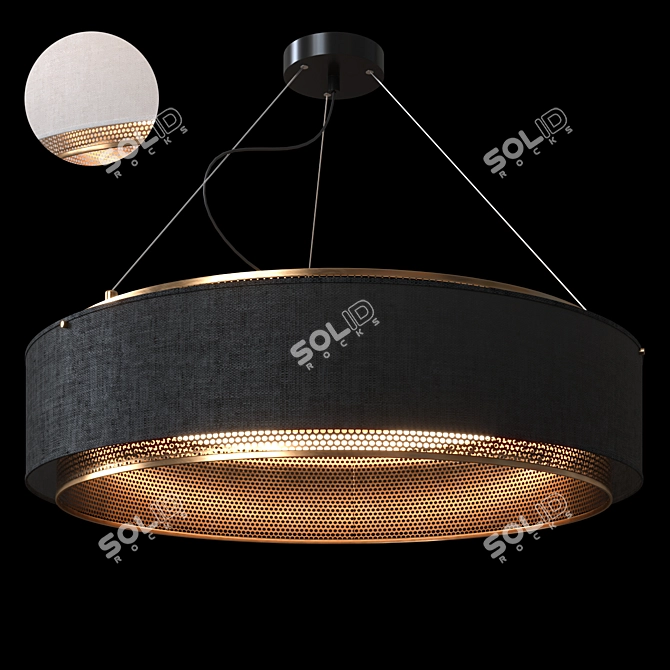 Elegant Romatti Nena Chandelier 3D model image 2