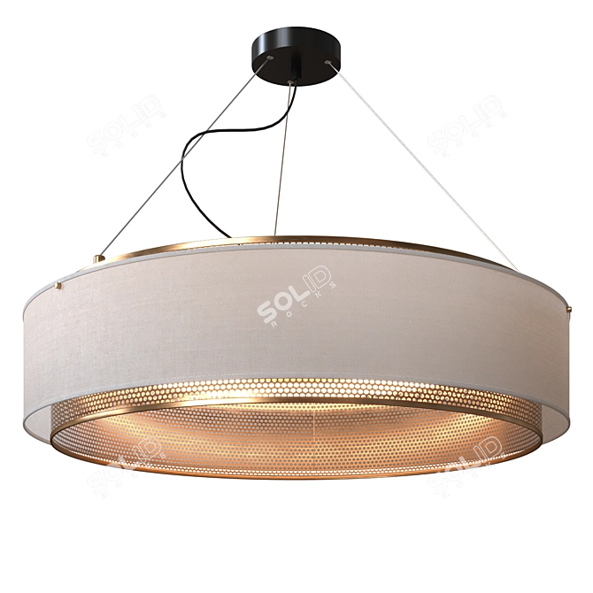 Elegant Romatti Nena Chandelier 3D model image 3