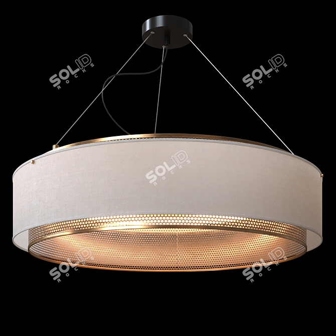 Elegant Romatti Nena Chandelier 3D model image 4