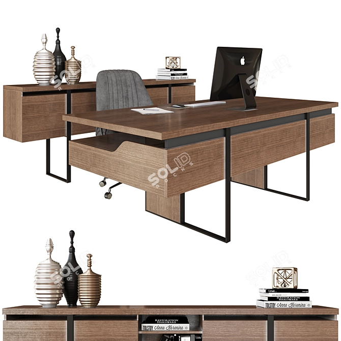 Premium Nexus Manager Furniture 3D model image 1