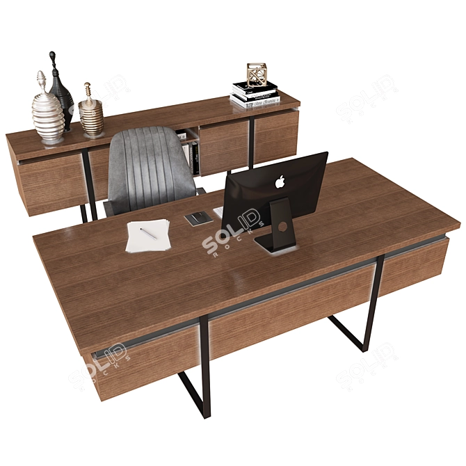 Premium Nexus Manager Furniture 3D model image 2