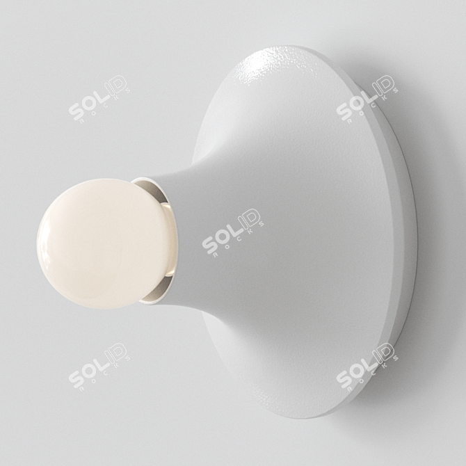 Teti Halogen Wall Lamp: Vintage Design by Vico Magistretti 3D model image 3